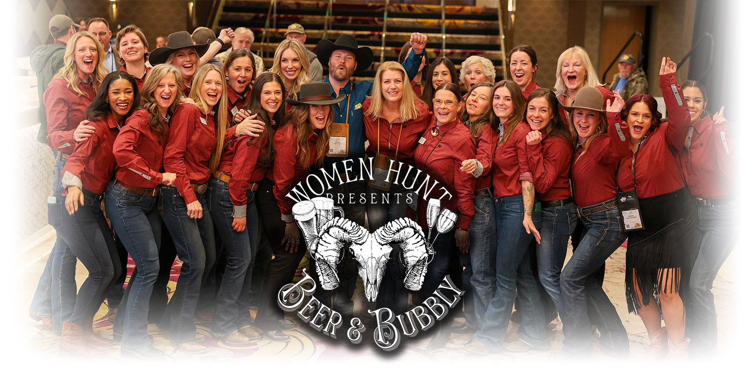 Women in Hunting Crew at the 2025 Sheep Show Beer and Bubbly Event